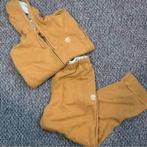 Timberland sweat suit matching hoodie and sweat pants